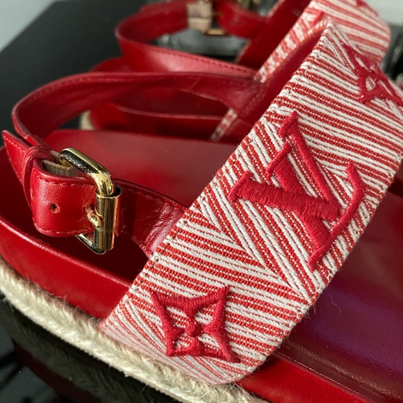 Authentic Sail Away Louis Vuitton Sandals - Picture 3 of 9